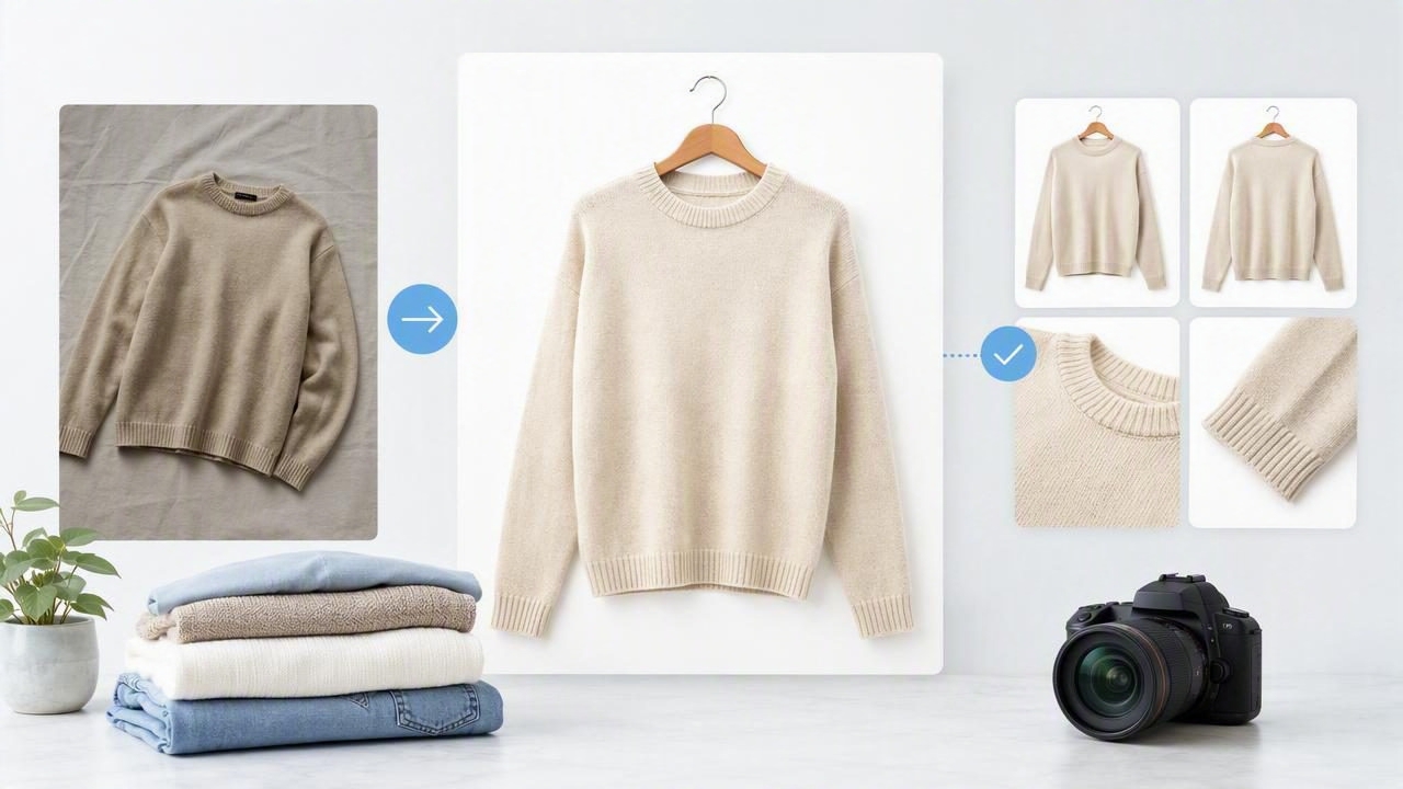 Ecommerce Photo Editor Workflow for Clothing Listings