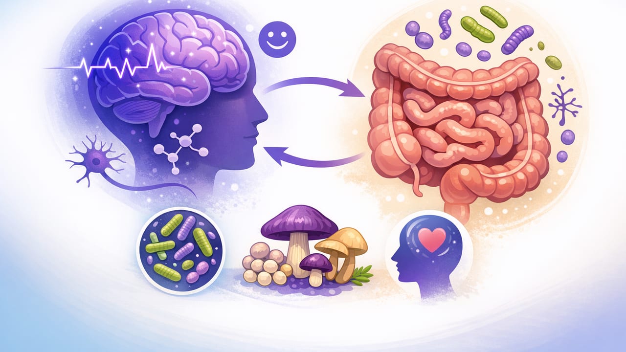 Eje intestino-cerebro: microbiota, hongos y salud mental