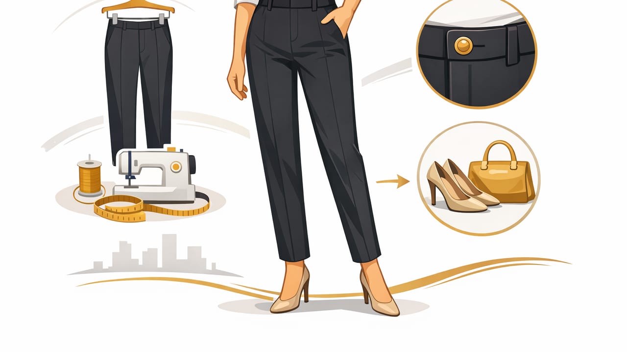 Pantalones de vestir mujer: cómo elegir el corte, la tela y el fit