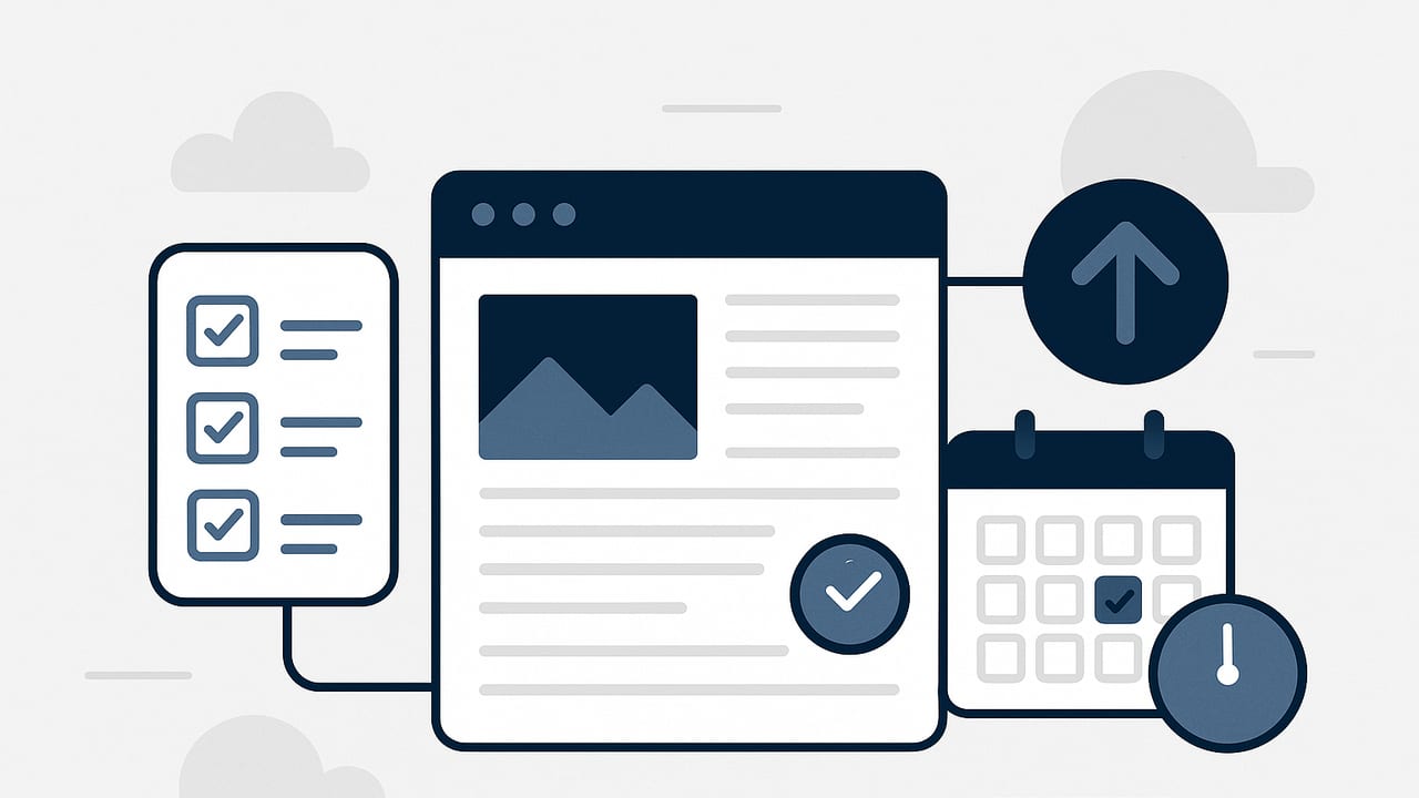 How to Auto Publish Blog Posts: Workflow, Scheduling, SEO