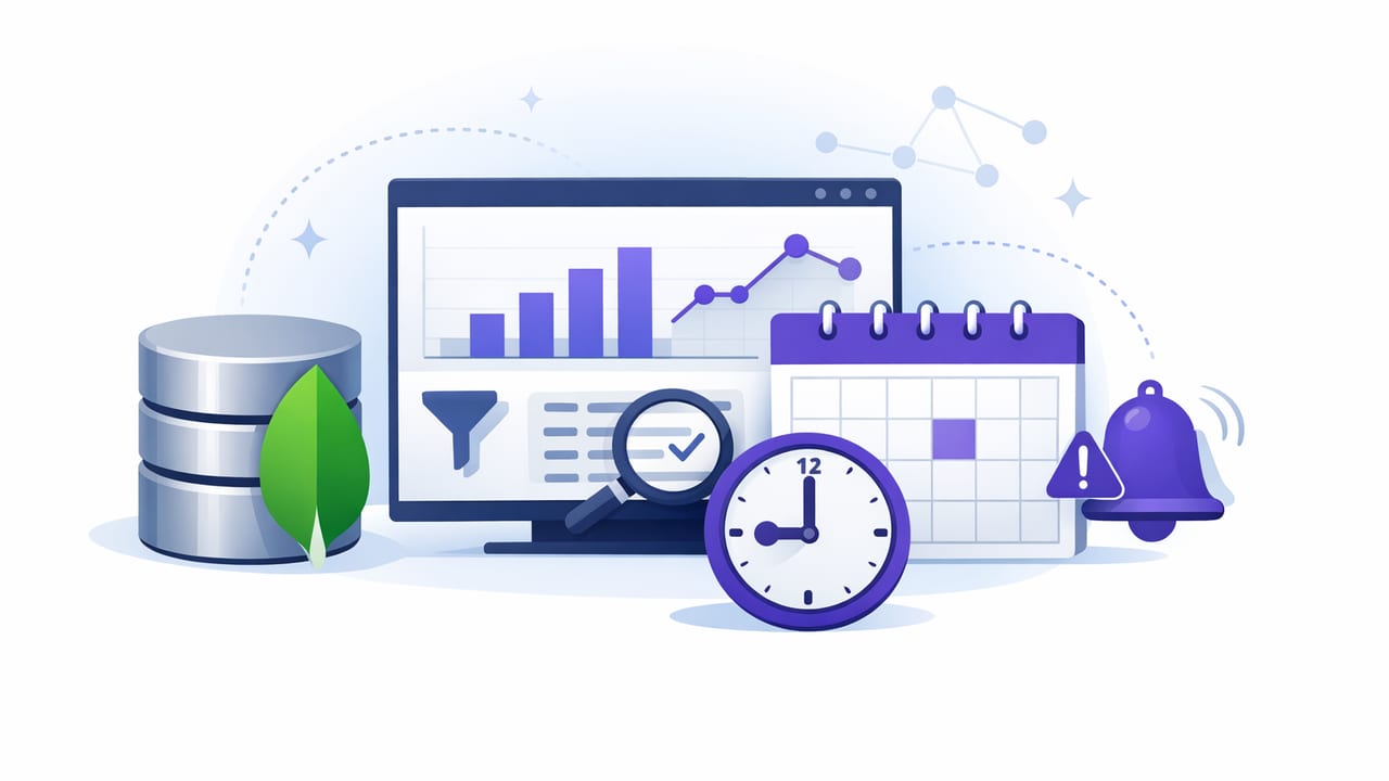 MongoDB Aggregation Alerts on a Schedule: Pipelines, Thresholds