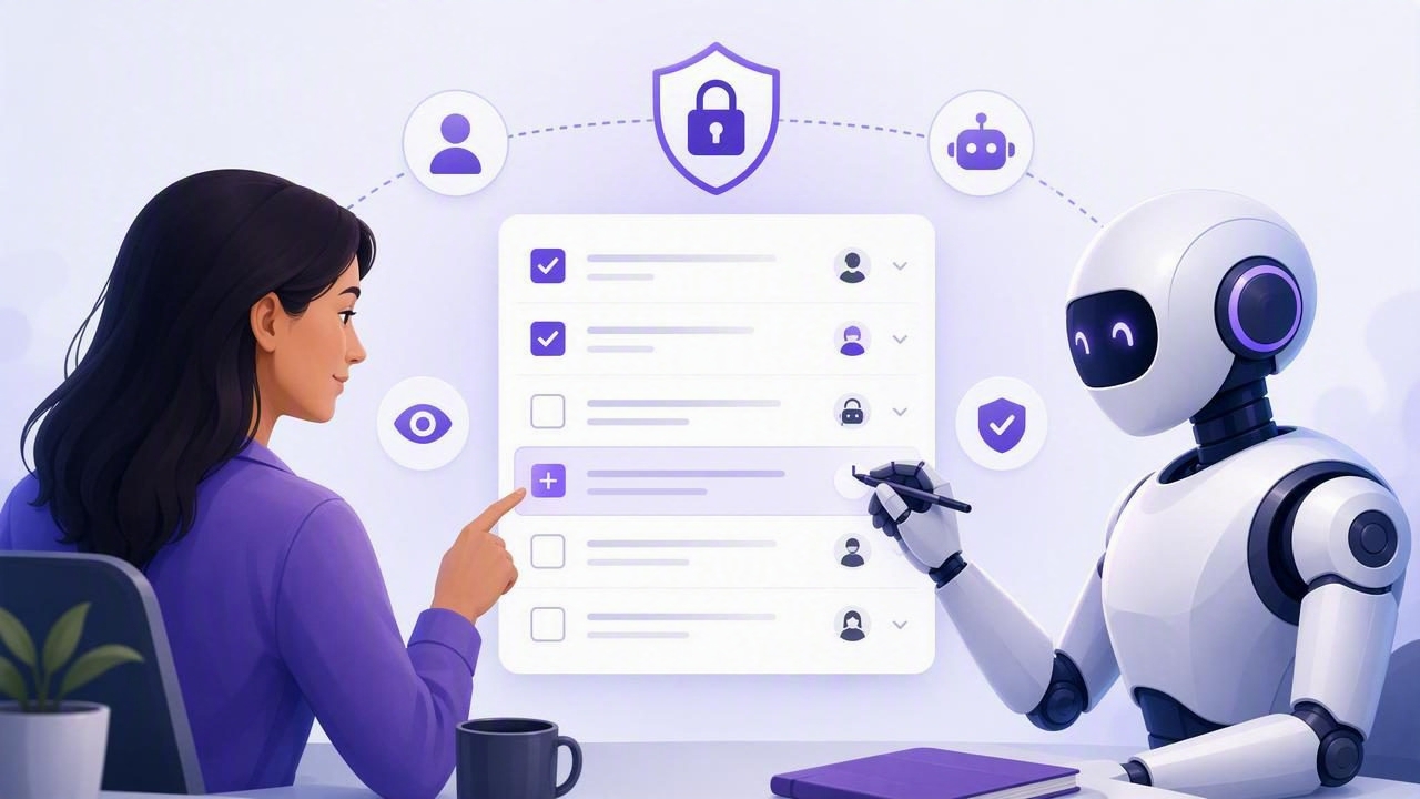 Best Shared Human-Agent Task List for Agent-Created Tasks