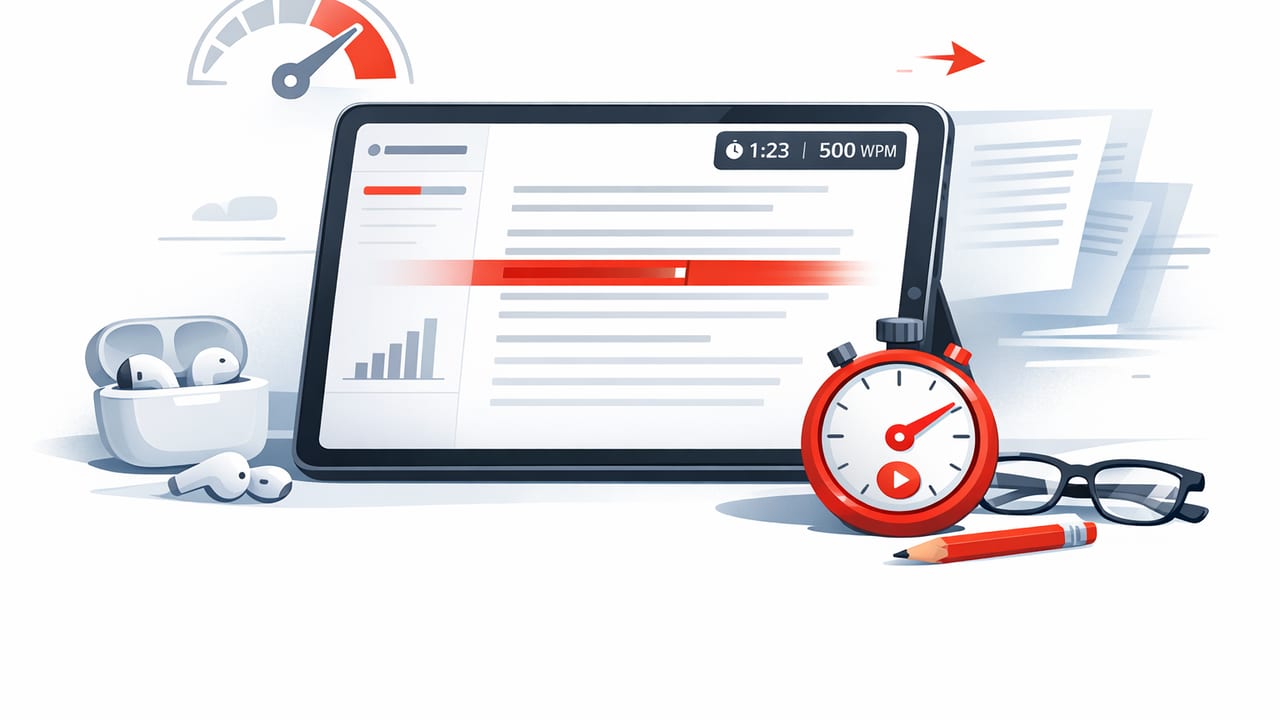 Speed Reading App for iPad: Settings, Drills, and Comprehension