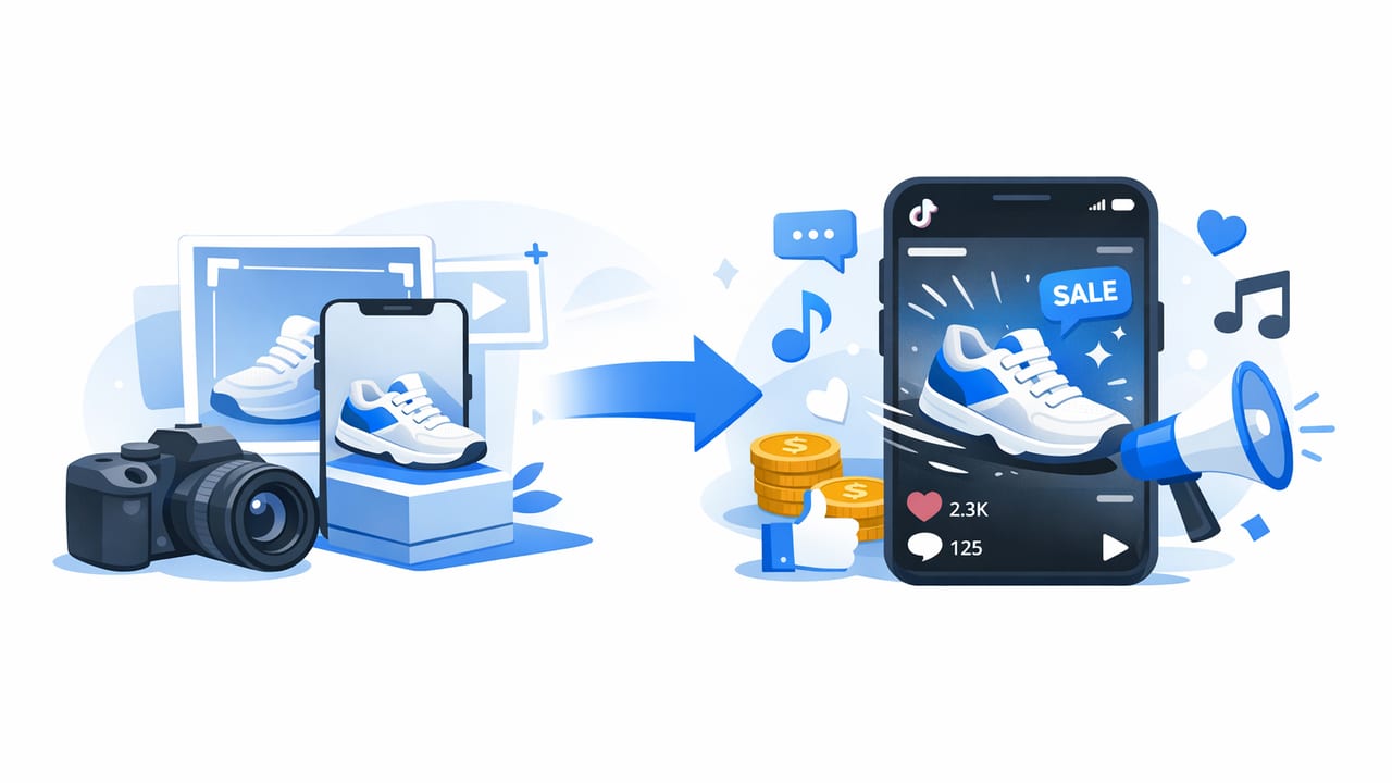 How to Make TikTok Ads From Product Photos (That Convert)