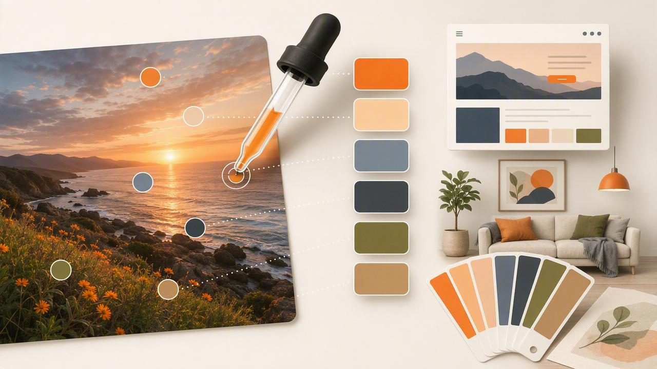 How to Extract HEX Color From a Photo and Build a Usable Palette