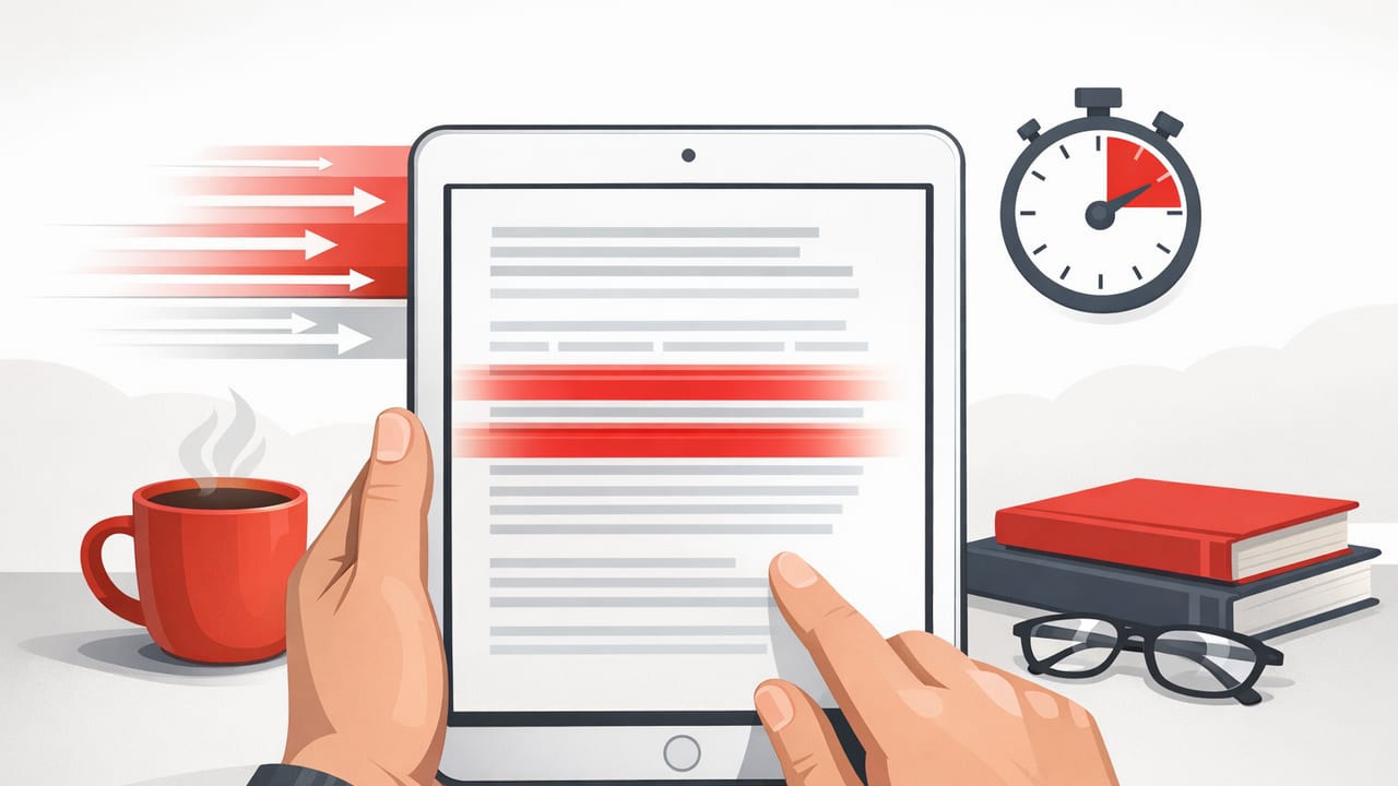 Speed Reading iPad: Settings and Routines for Faster, Deeper Reads
