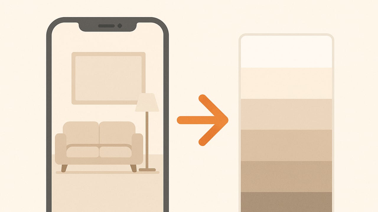 Get Neutral Living Room Colors from a Photo: Pro Guide