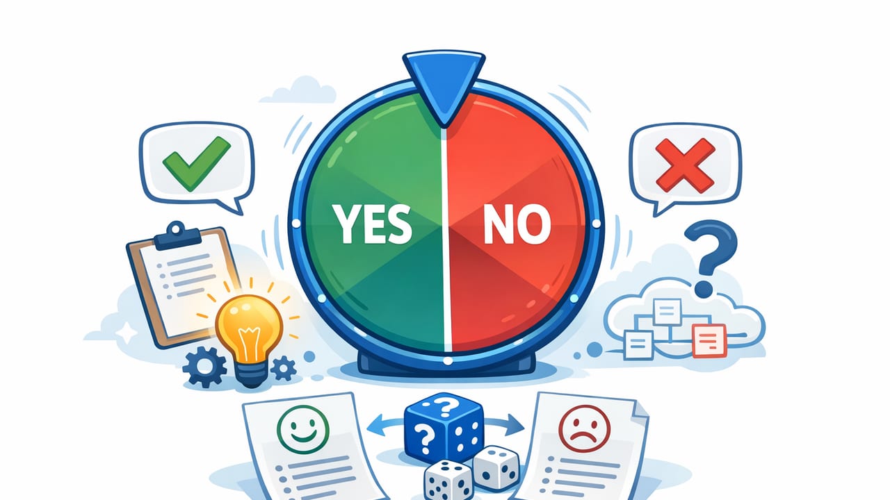 Random Yes or No With Reasons: A Fast Way to Decide Confidently