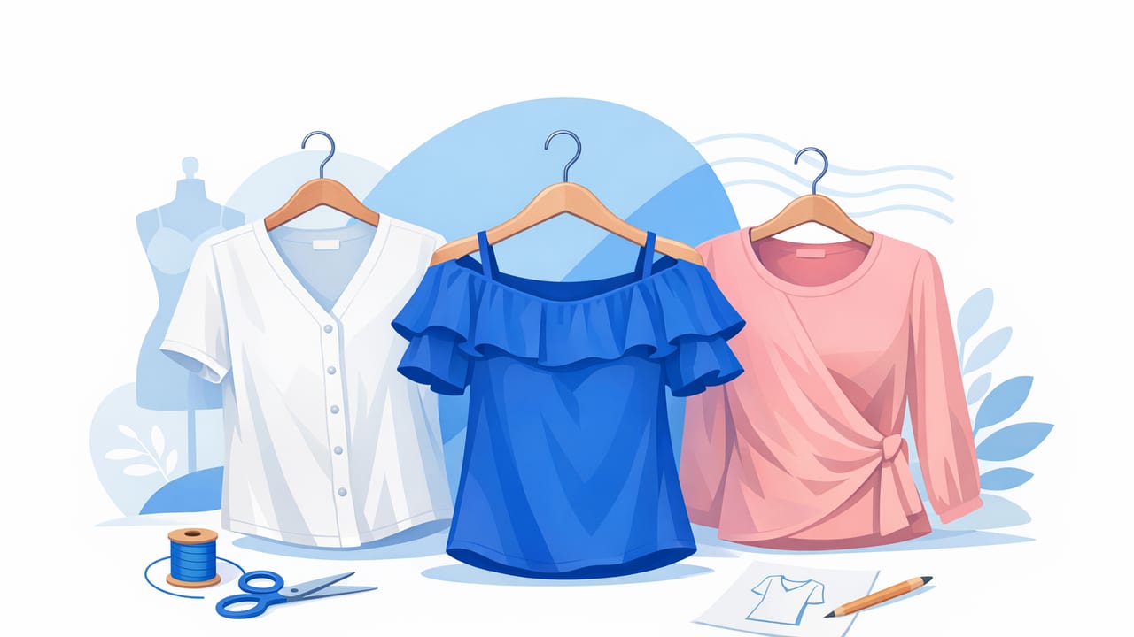 Blusas de mujer: guía para elegir telas, cortes y combinaciones