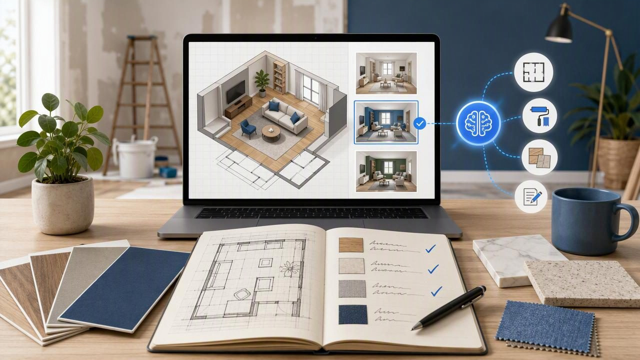 How to Record Renovation Decisions With an AI Room Planner