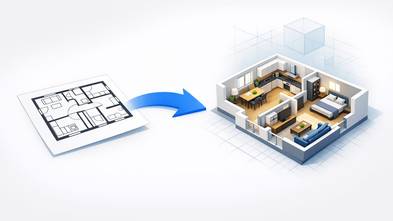 Convert 2D Floor Plan to 3D: Prep, Accuracy, and Best Practices