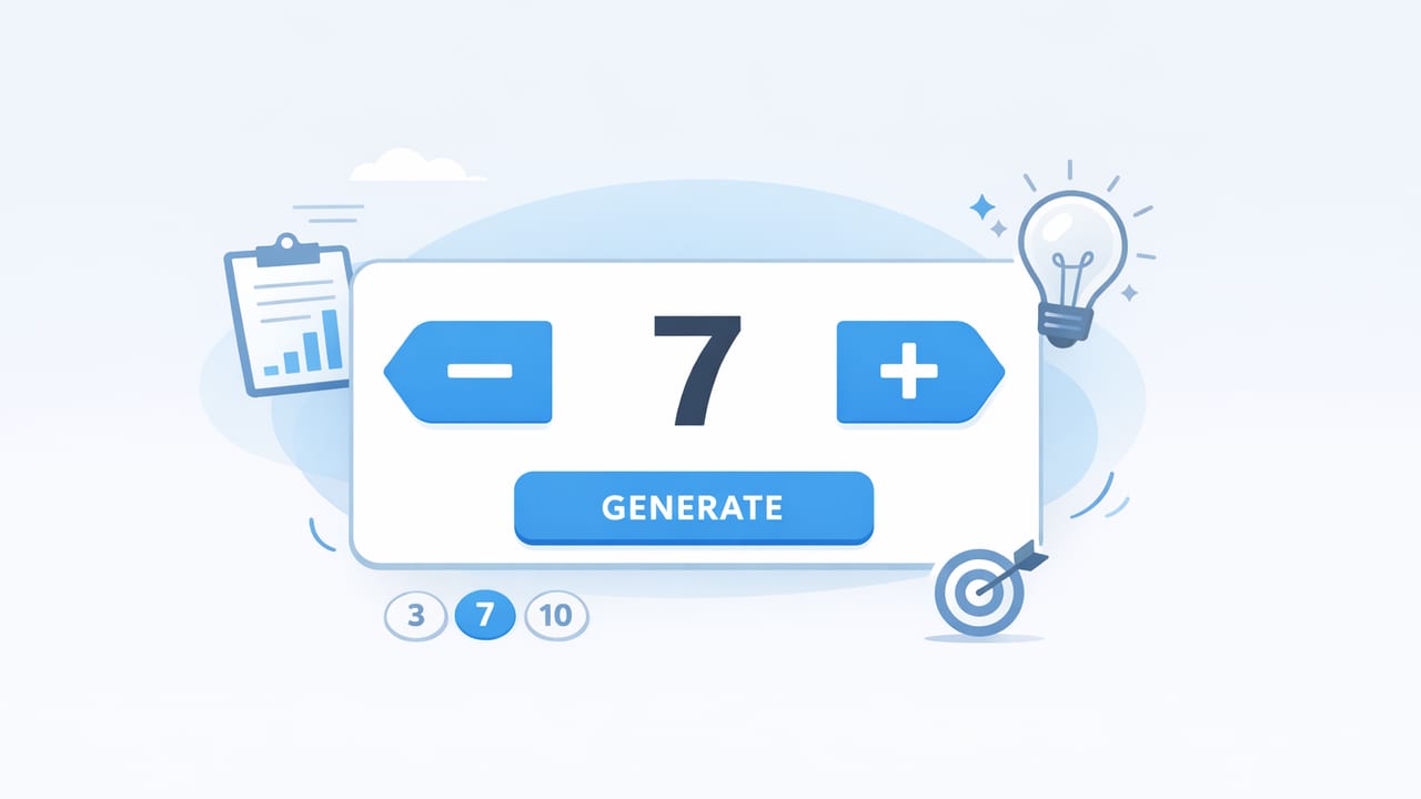 Simple Number Picker Instead of Dice: Fair Picks in Seconds