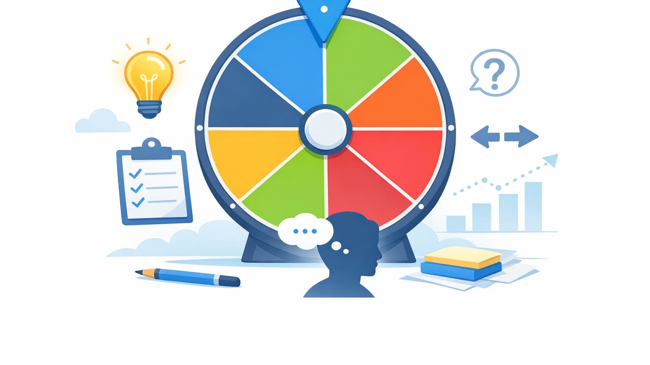 Decision Wheel Ideas: 60 Fun Prompts for Food, Friends & Family