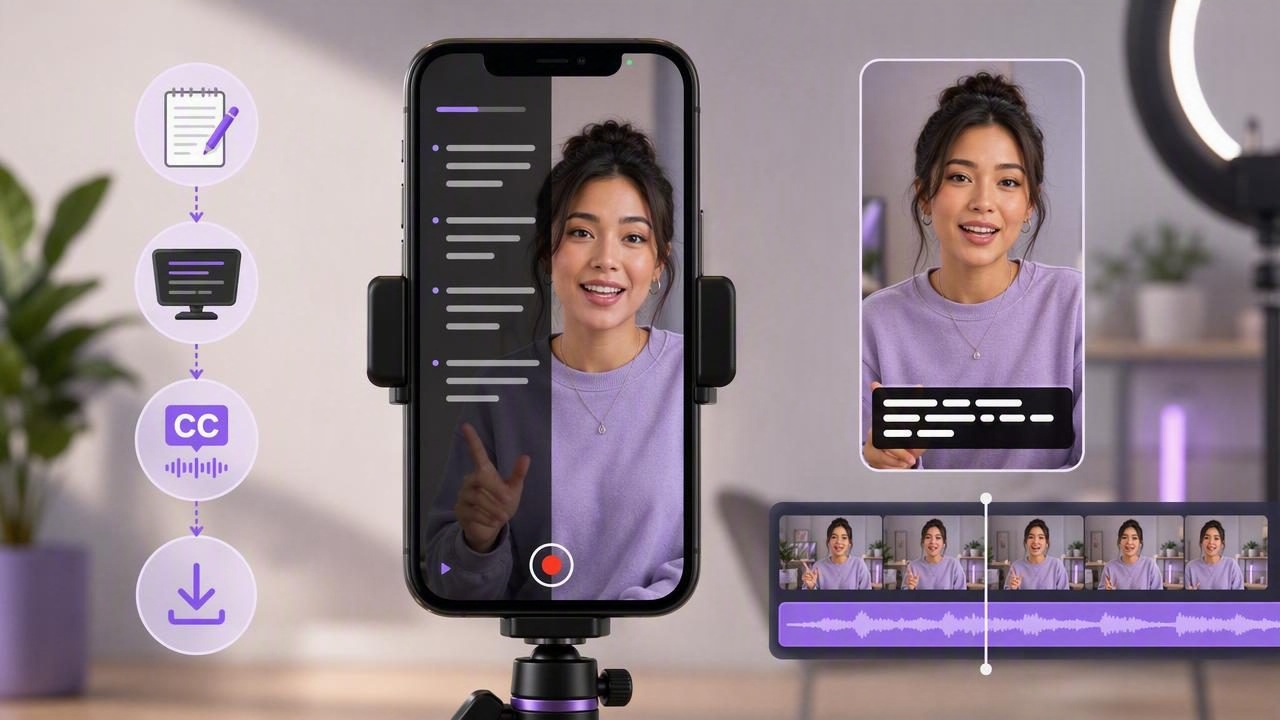 Teleprompter App for TikTok Creators: Script-to-Video Workflow