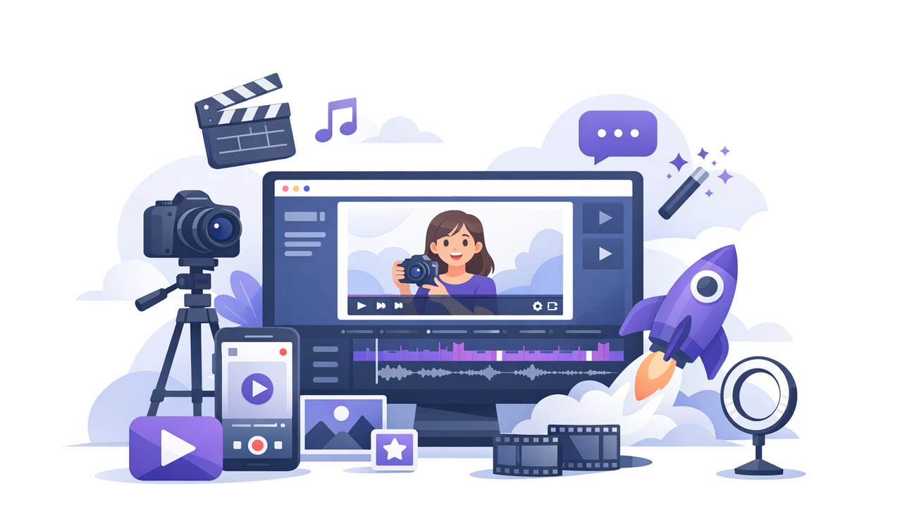Creator Video App Workflow for iPhone: Script, 4K, Subtitles
