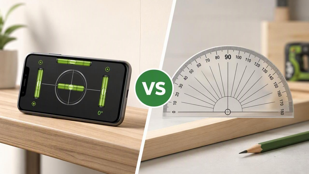 Bubble Level App vs Protractor: Which DIY Tool Fits?