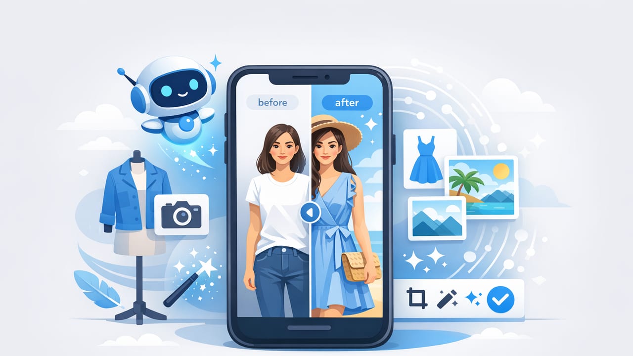 AI Clothing Photo Editor App: Make Listings Look Pro Fast