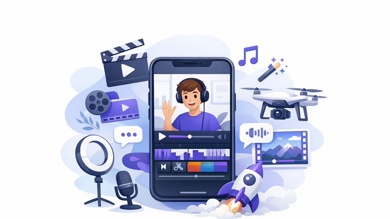 Creator Video App Workflow: Script to 4K Video With Captions on iPhone