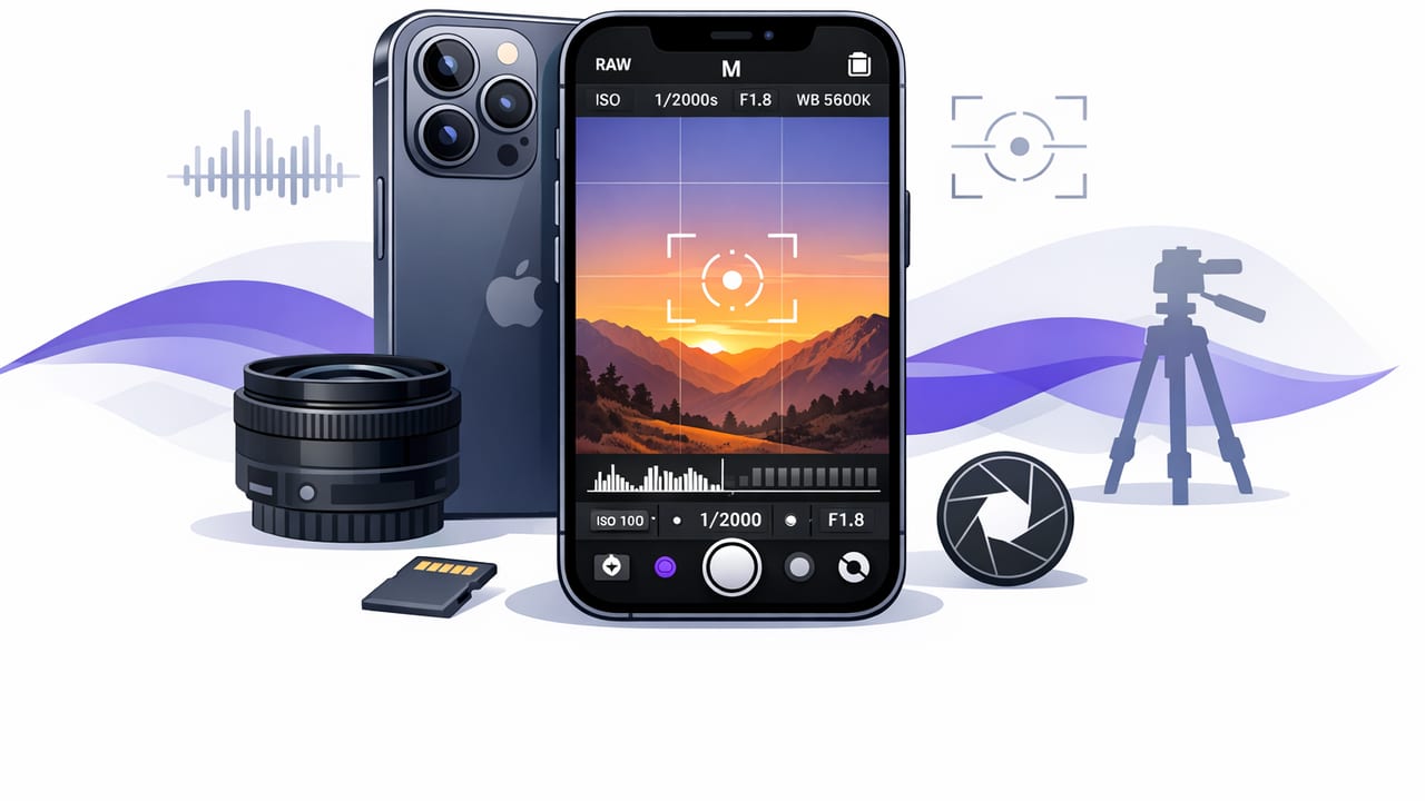 Pro Camera App iPhone Workflow: Pro Settings for Scripted 4K Videos