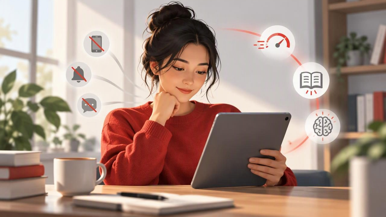 How to Improve Focus While Reading With an iPad Speed Reader