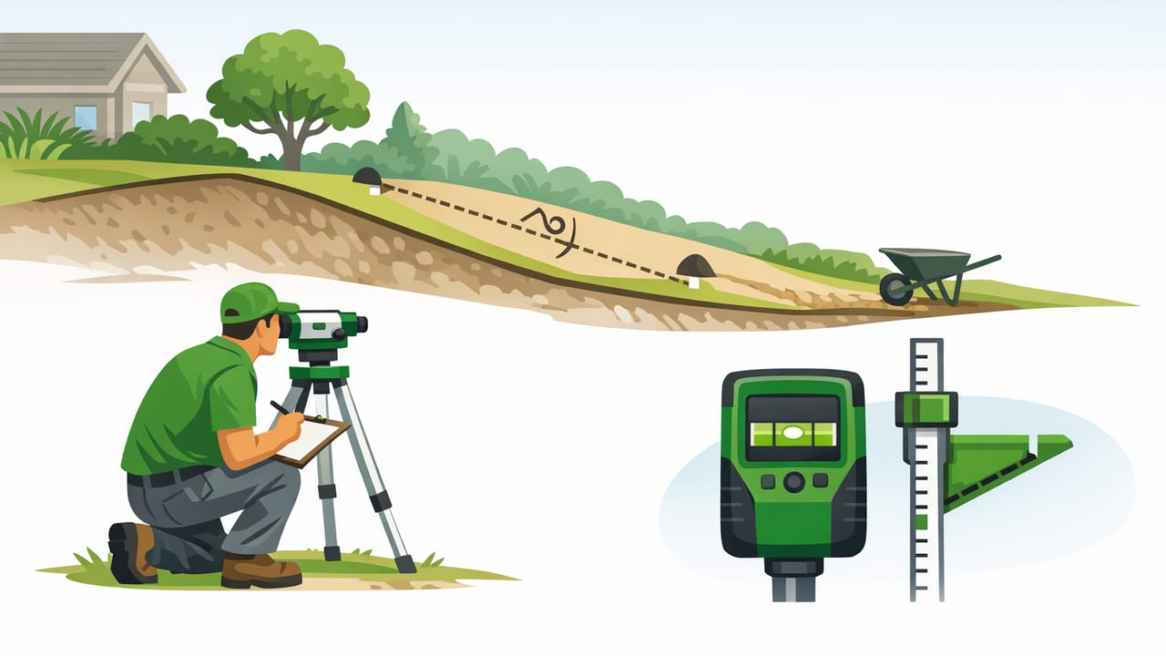 Quick Site Slope Check for Landscapers Using an iPhone (Offline)