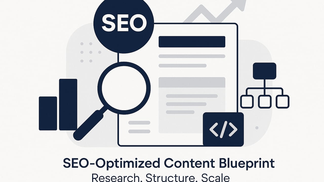 SEO-Optimized Content Blueprint: Research, Structure, Scale