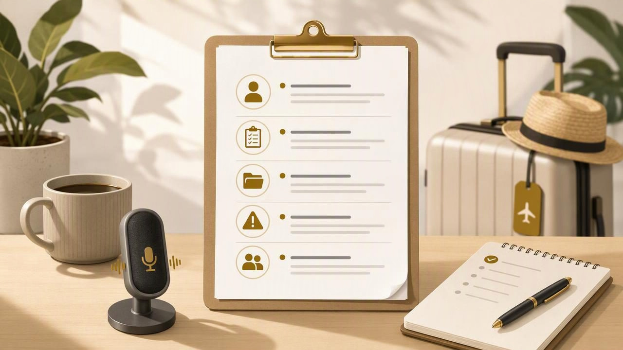 How to Prepare a Short Handover Note Before Time Off