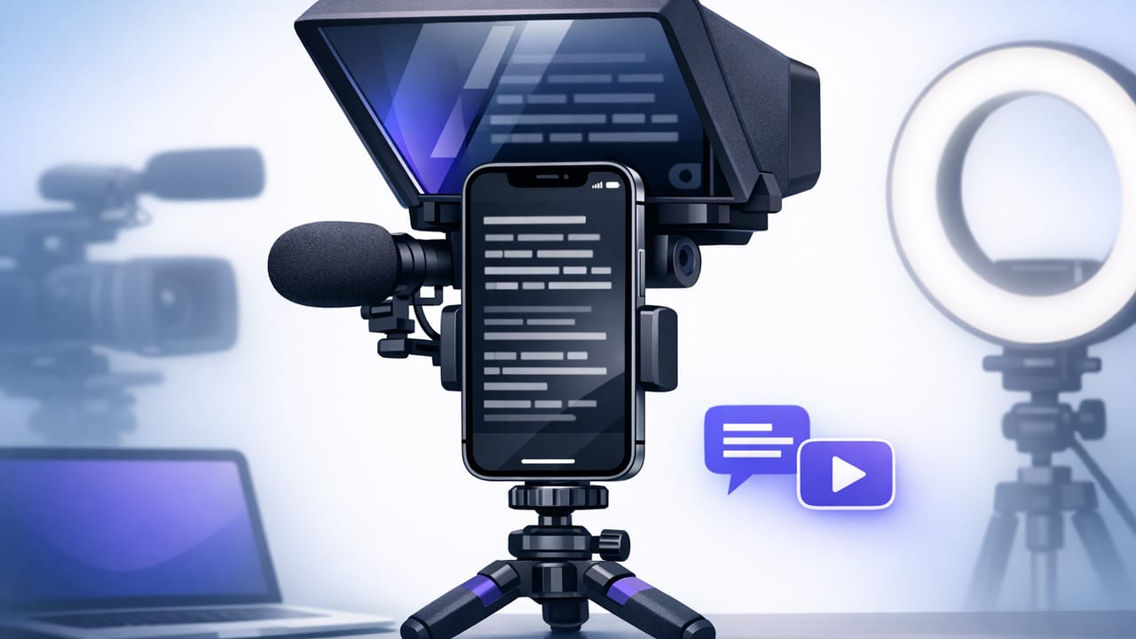 Teleprompter for iPhone: A Practical Setup for Smooth 4K Videos
