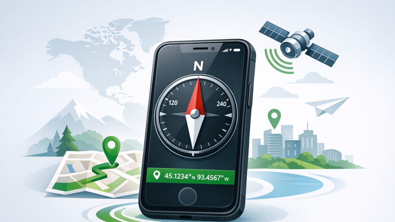GPS Compass App on iPhone: Accurate Bearings, Waypoints, and Offline Use