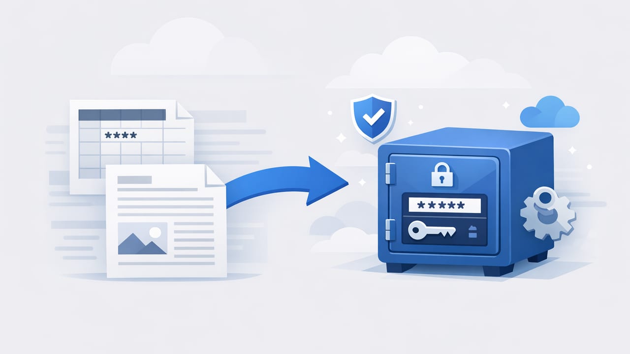 Password Vault Migration from Spreadsheets and Wikis: A Playbook