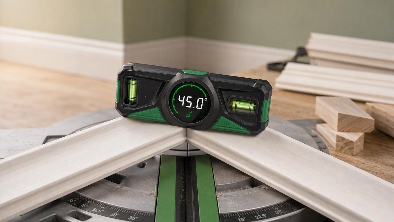 Best Haptic Level Tool to Measure a Miter Angle