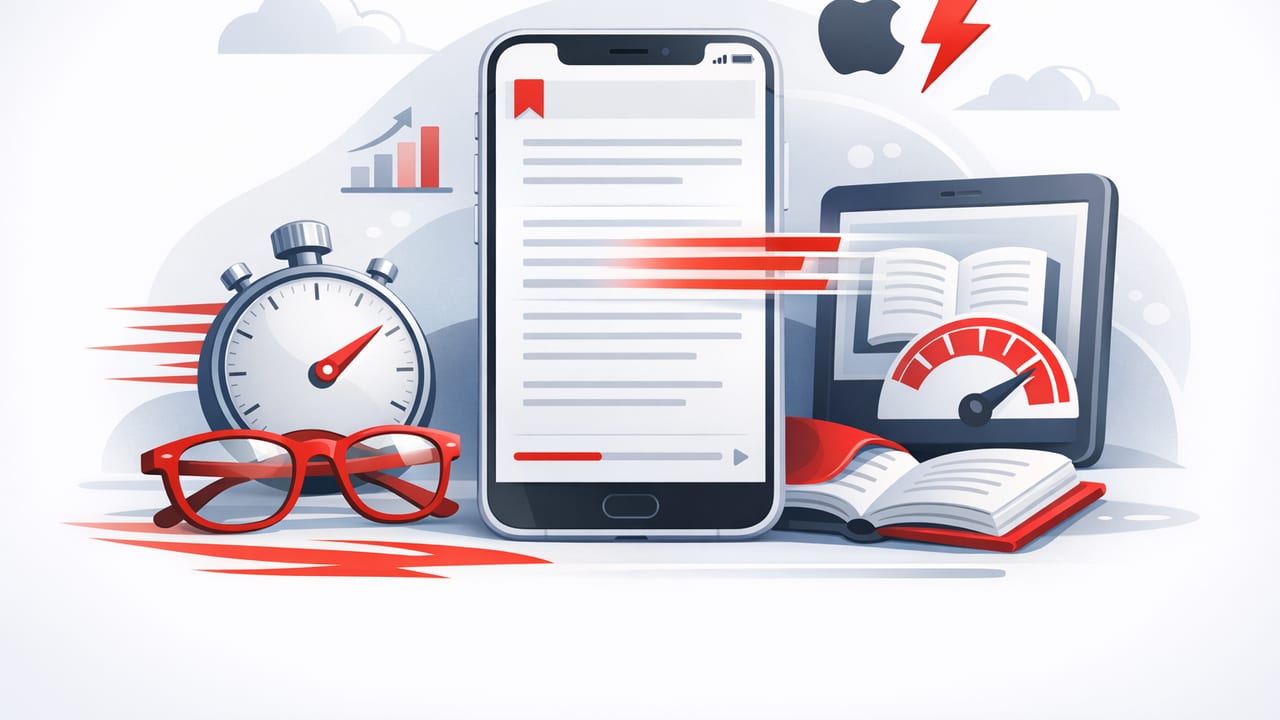 Speed Reading iOS: Techniques and a 2-Week Practice Plan