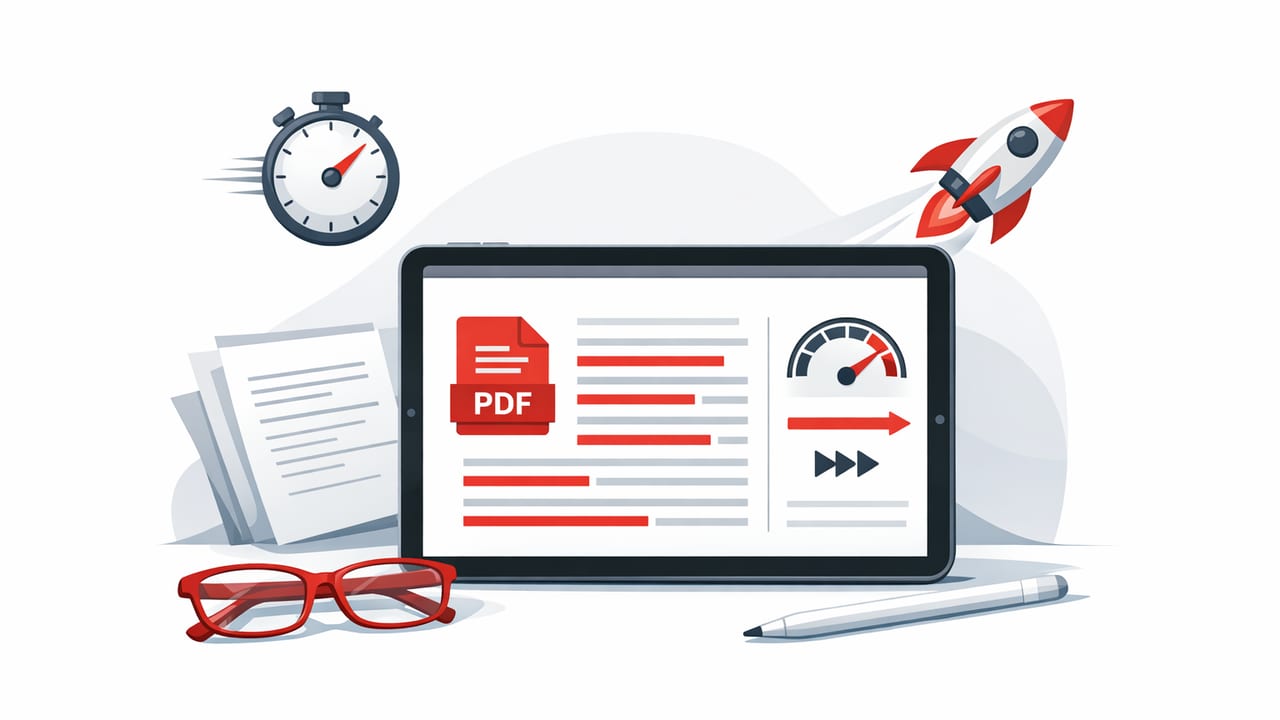 How to Speed Read PDFs on iPad Without Losing Comprehension
