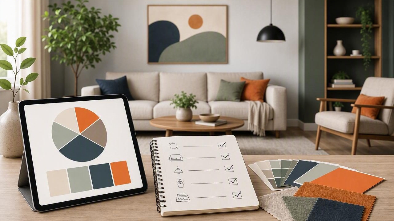 Plan a Room Color Scheme Checklist With a Palette App