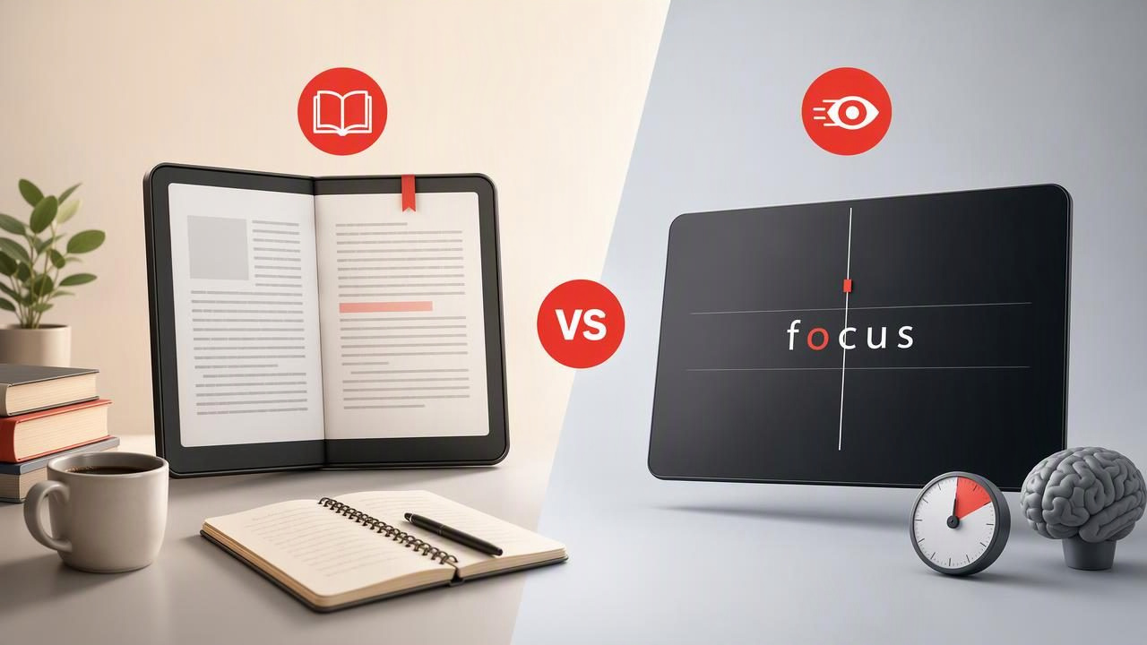 EPUB Speed Reader vs Spritz Reader: Which Fits Your Reading?