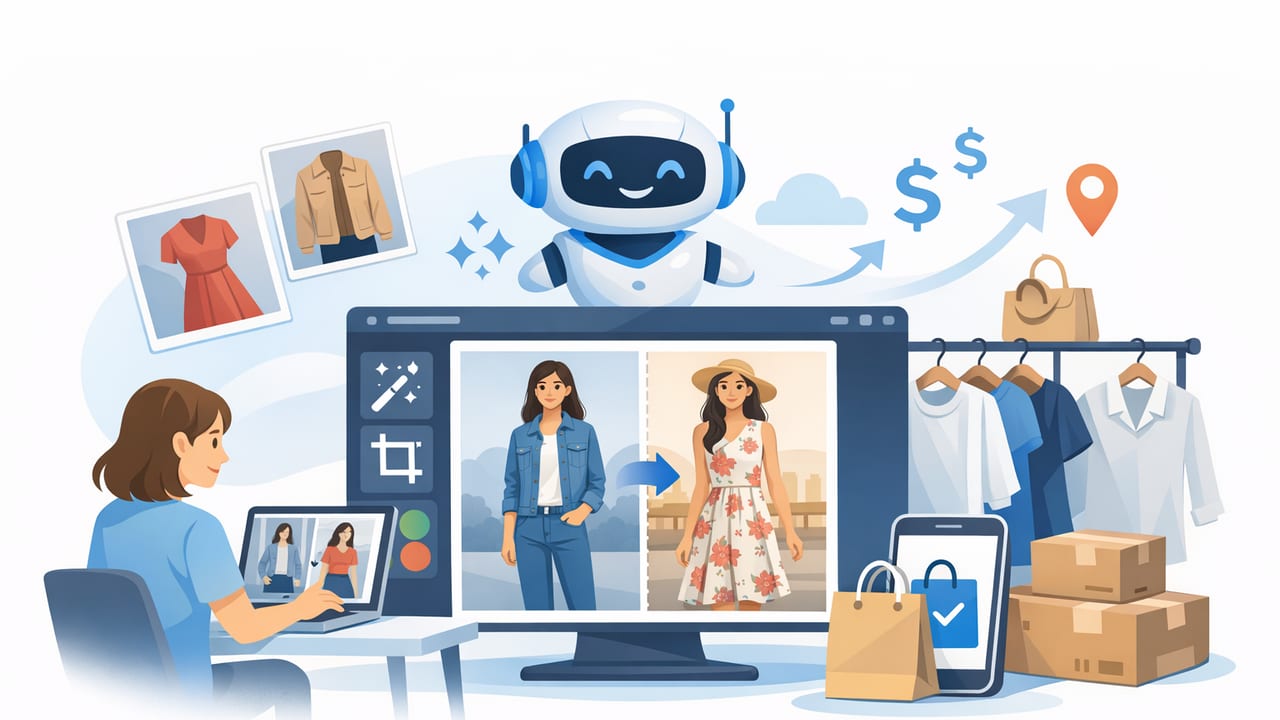 AI Clothing Photo Editing Workflow for Resellers: Cleaner Listings Fast