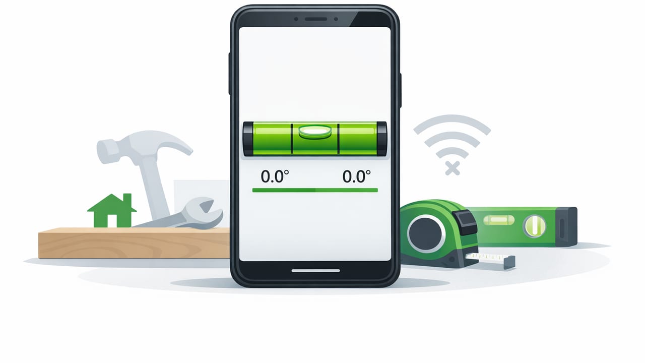 Offline Bubble Level App on iPhone: No Subscription, Real Accuracy