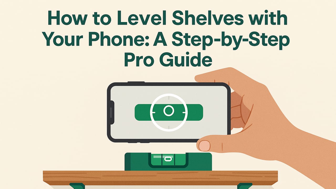 How to Level Shelves with Your Phone: A Step-by-Step Pro Guide
