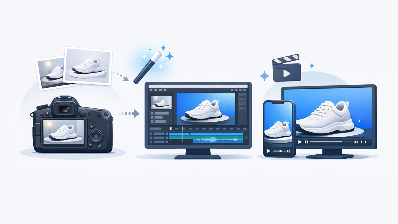How to Create Product Videos From Photos: A Step-by-Step Workflow