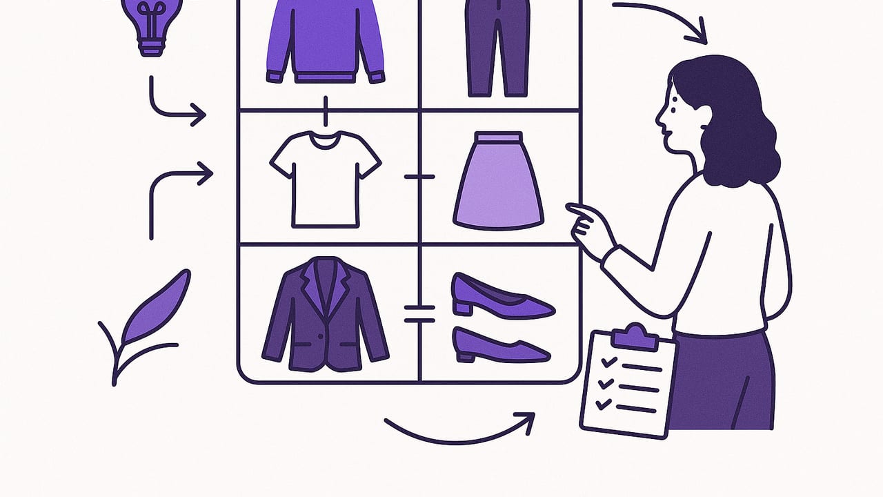 Outfit Combinations: Formulas, Matrices, and Smart Workflows