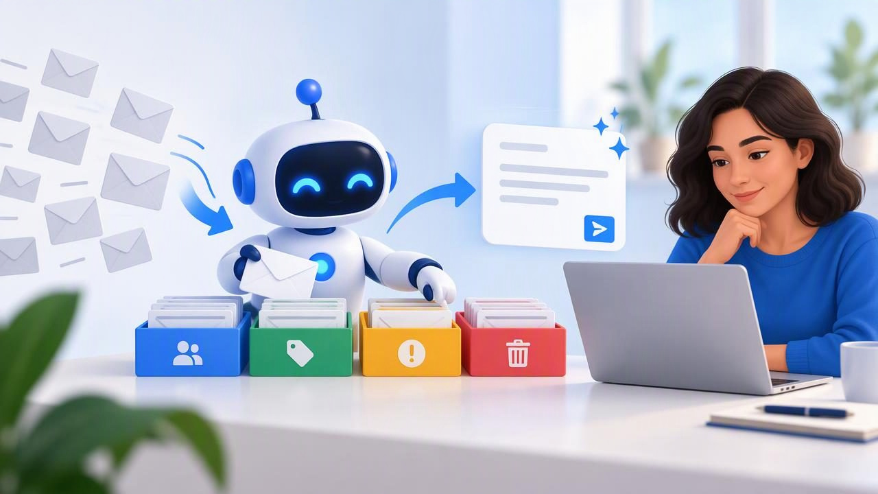 Cómo usar inteligencia artificial para gestionar correos en Gmail