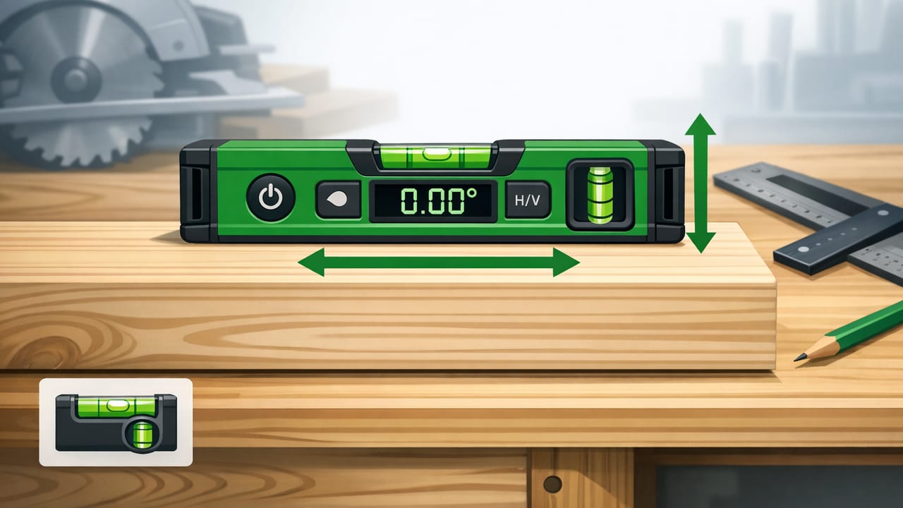 Dual Axis Leveling for Precision Carpentry: iPhone Pro Workflow