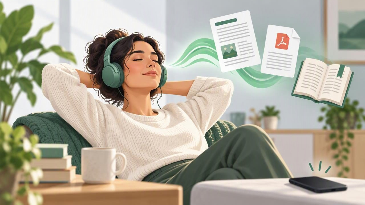 How to Get Less Screen Time With a Document Narration App