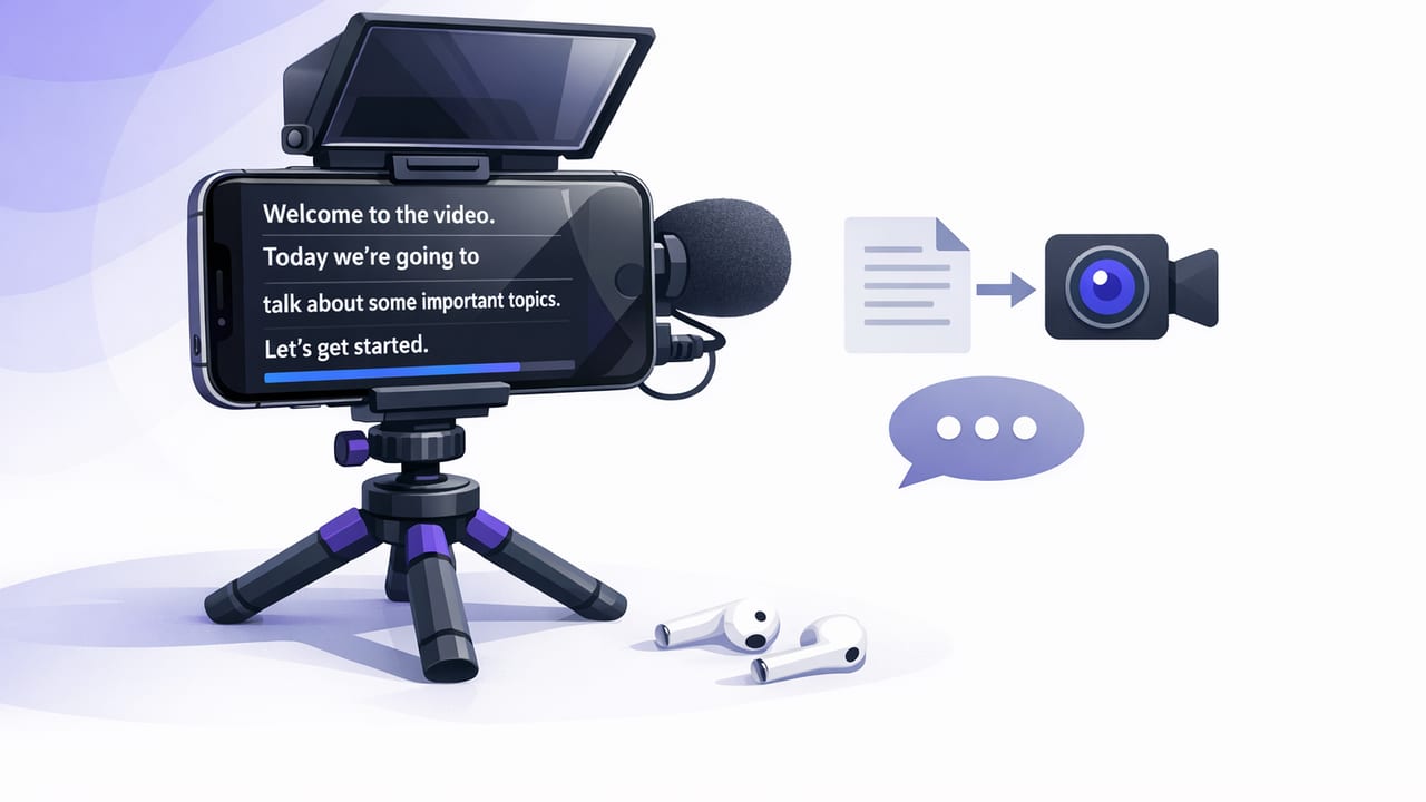 Teleprompter for iPhone: The Creator’s Guide to Smooth Scripted Video