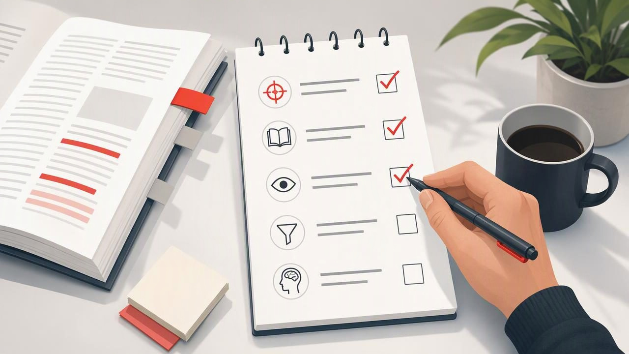 Skim Familiar Material: A Checklist for RSVP Reader Sessions