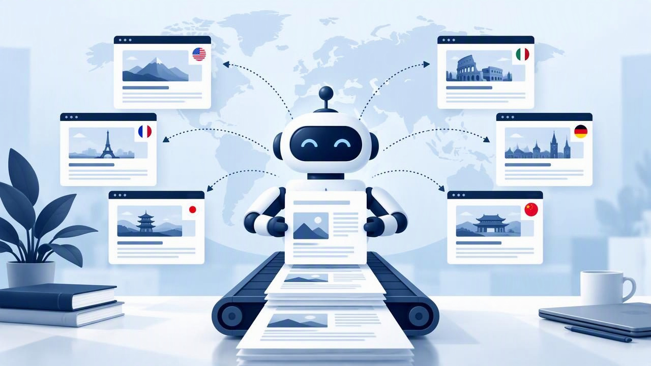 Automatic Blog Publisher for Scalable Multi-Site Publishing