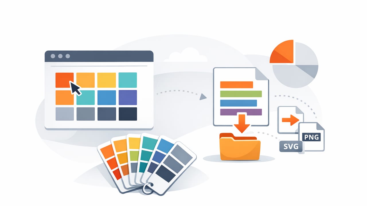 How to Save and Export Color Palettes for Any Design Workflow