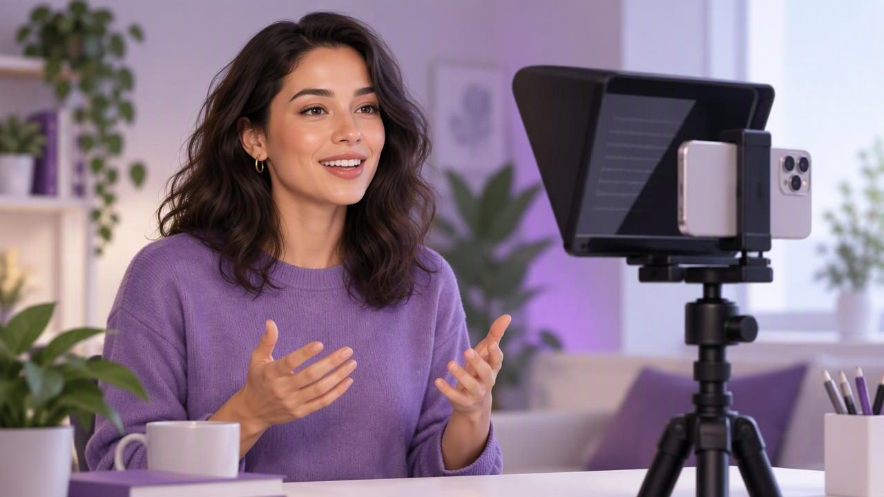 Video Teleprompter for More Confident Videos: A Practical Guide