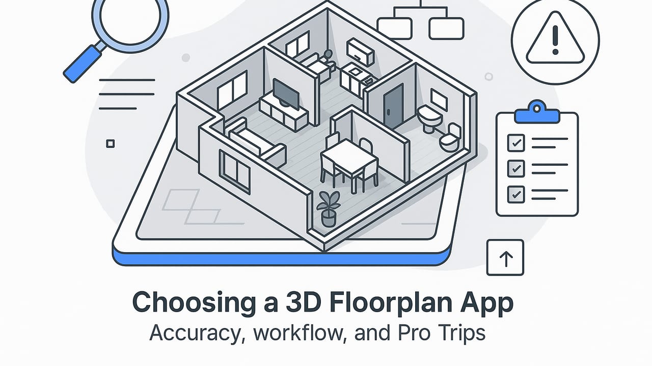 Choosing a 3D Floorplan App: Accuracy, Workflow, and Pro Tips
