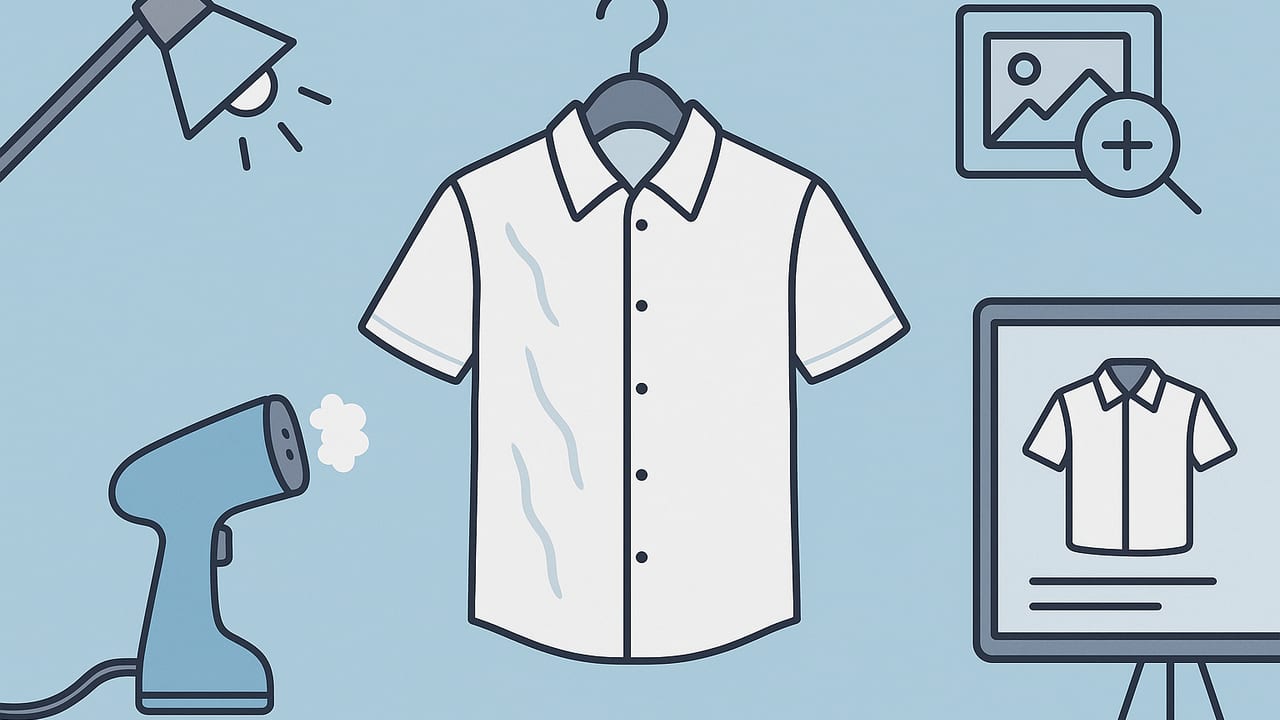 How to Unwrinkle Clothes for Online Fashion Listings: A Pro Guide